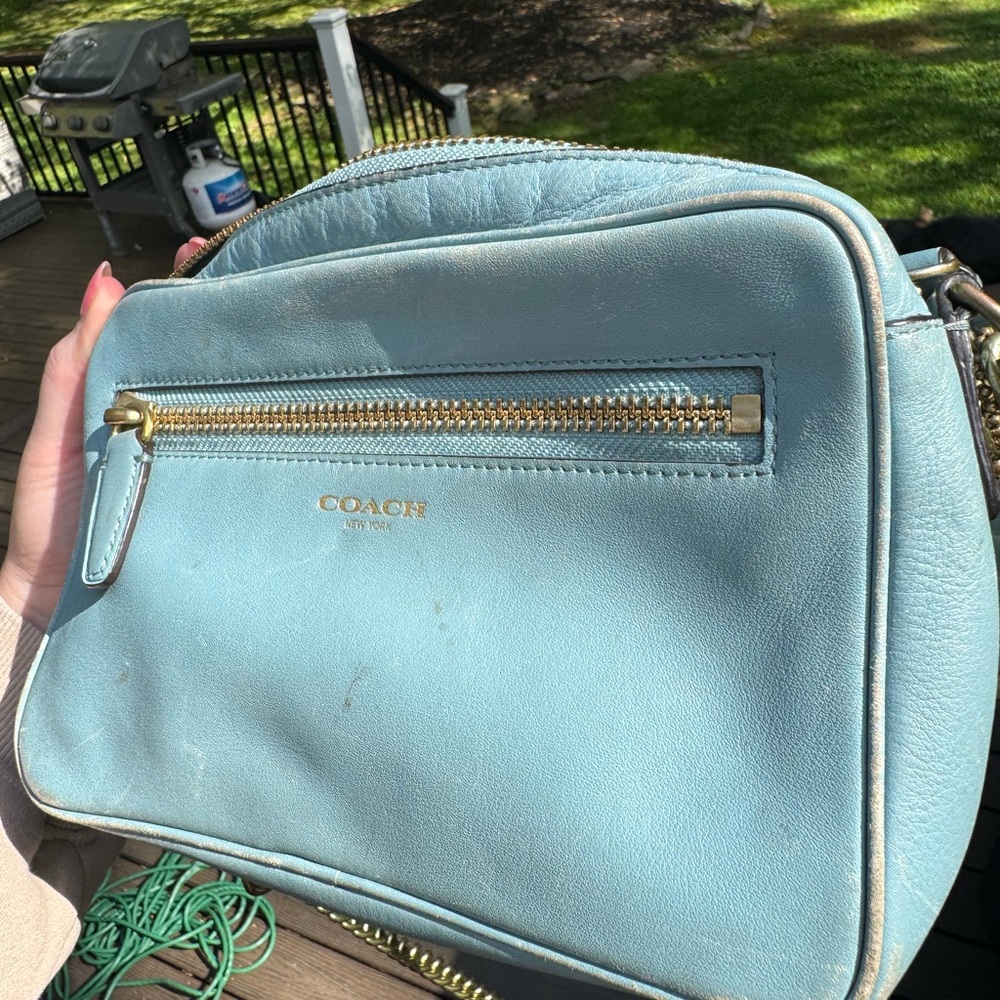 Coach Sky Blue Crossbody Bag - Picture 3 of 16